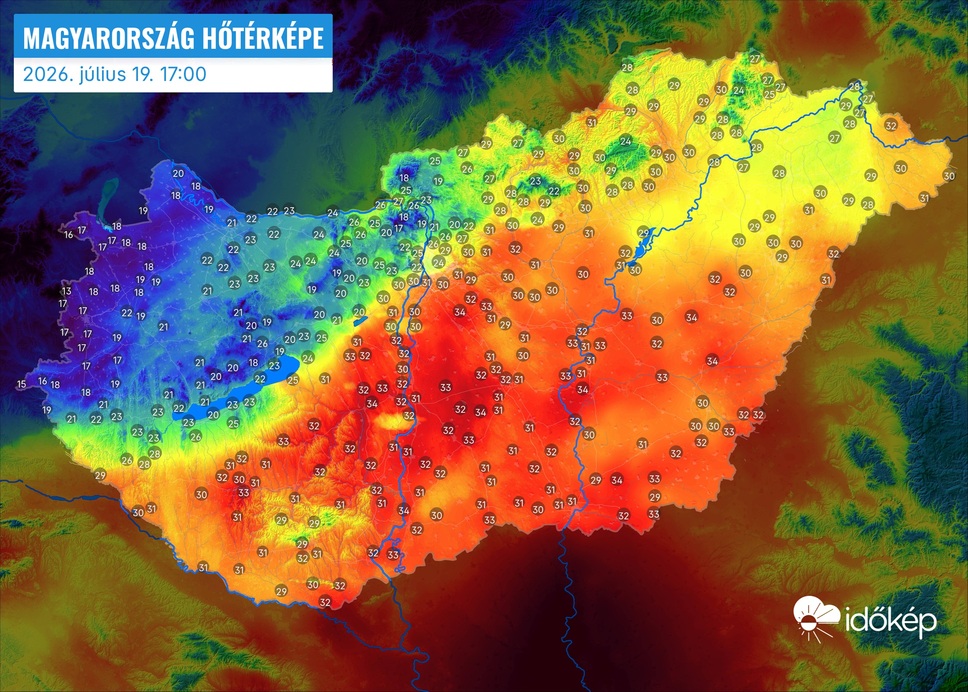 Időjárási grafikonok, térképek