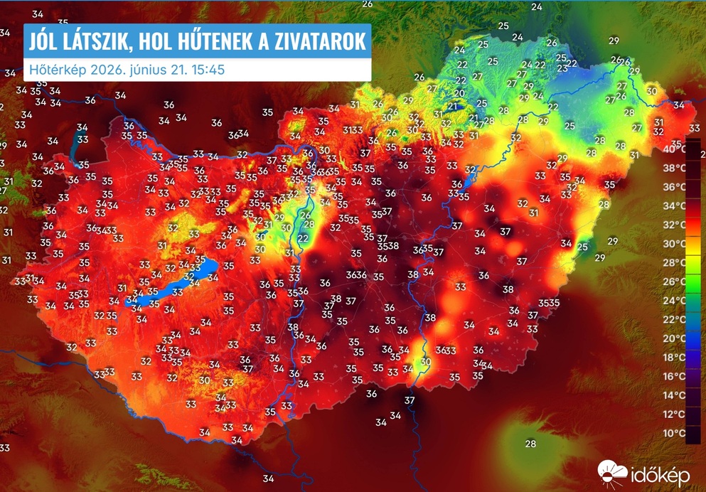 Időjárási grafikonok, térképek