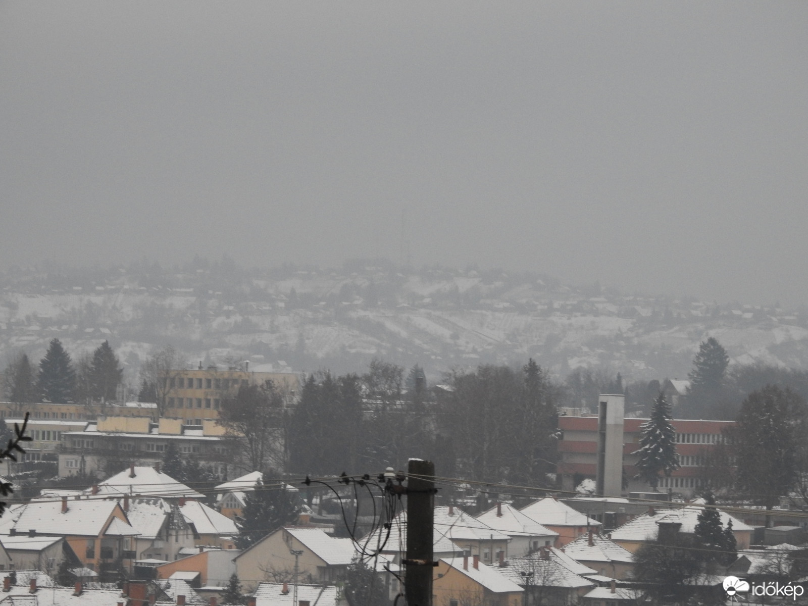 Zalaegerszeg a nagy havazás után 2