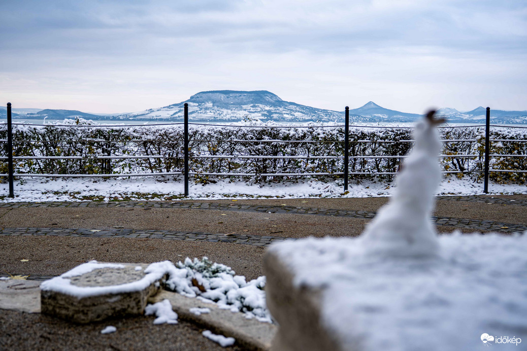 Mini hóember és Badacsony