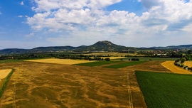 Csobánc madártávlatból