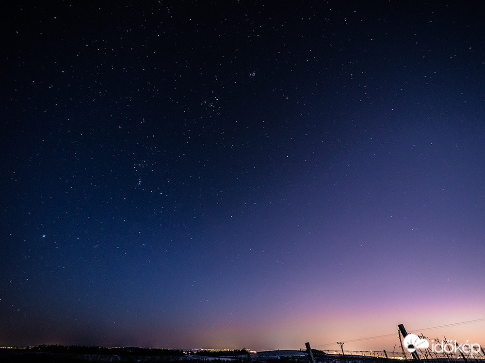 szőlőhegyen éjjel