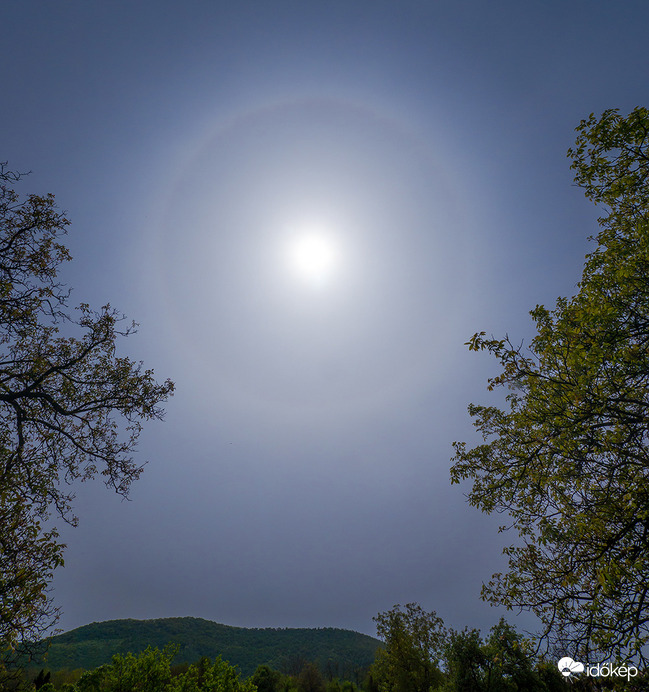 eső előtt halokör