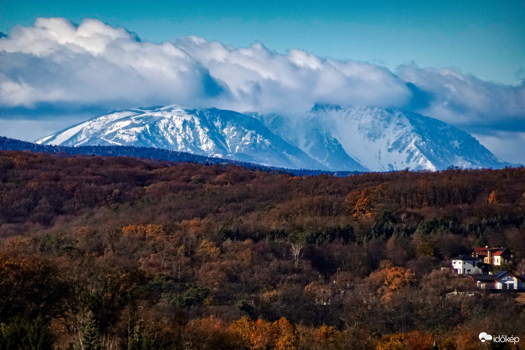 Schneeberg látványa Sopronból 