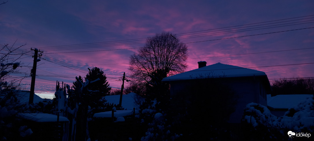 Fagyos hajnal Cinkotán 