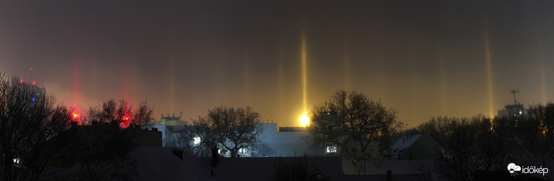 Fényoszlopok, Debrecen