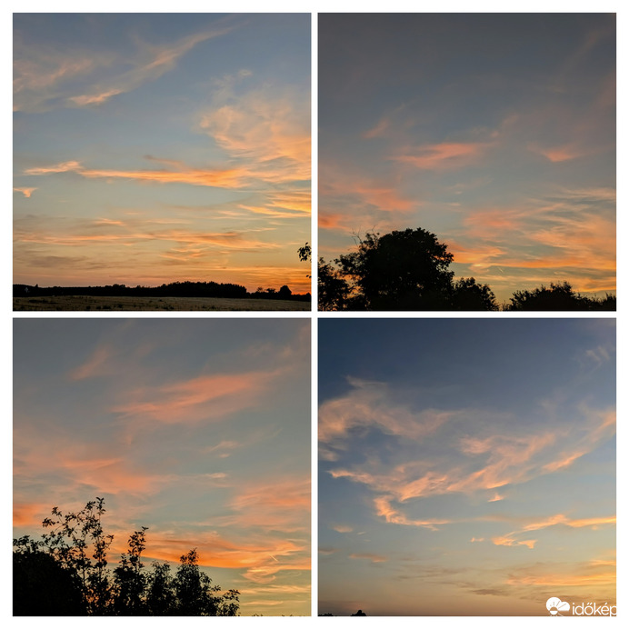 Polgárdi, színes alkonyi fátylak