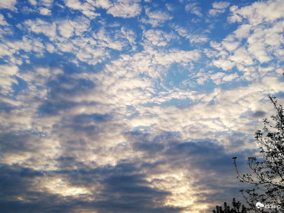 Polgárdi, tegnap, naplemente előtt 