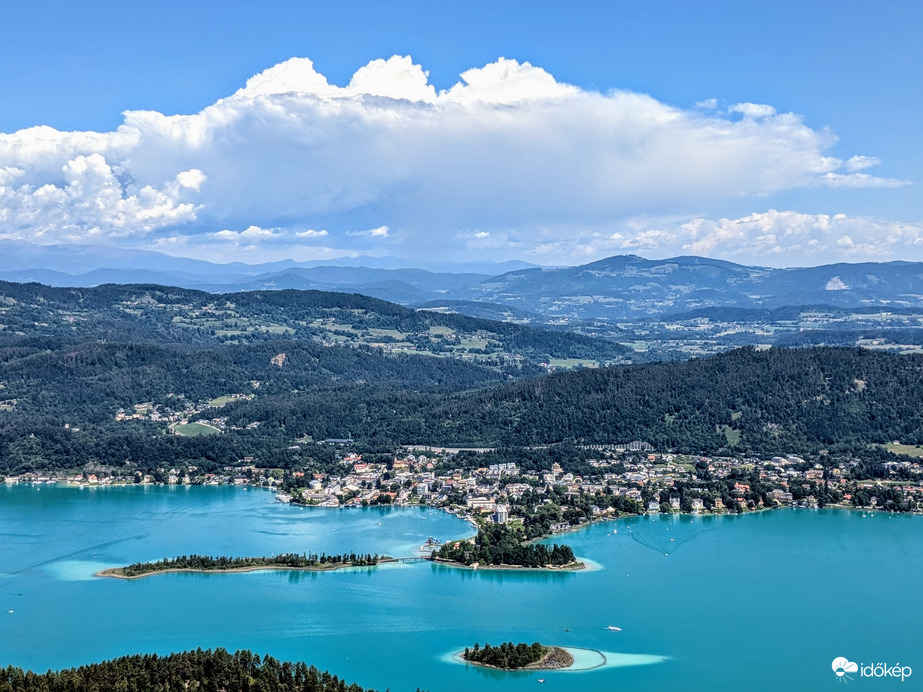 Látkép a Pyramidenkogel kilátóból