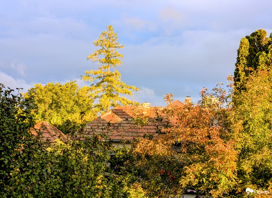 Polgárdi, erősen felhős, élénk É-Ny-i szél, 11 C