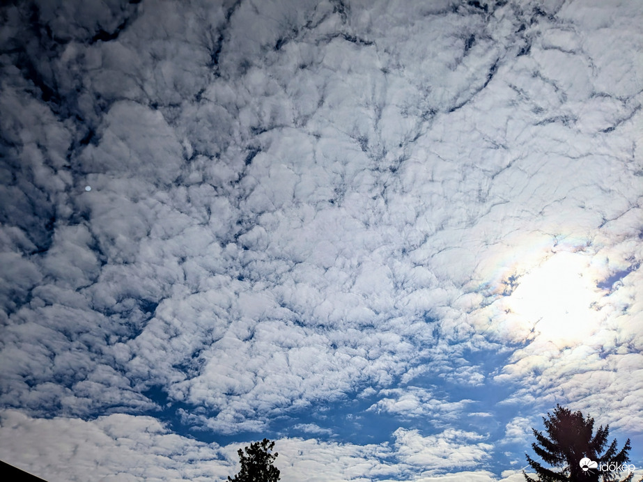 Polgárdi, közepesen felhős,szélcsend,16 C