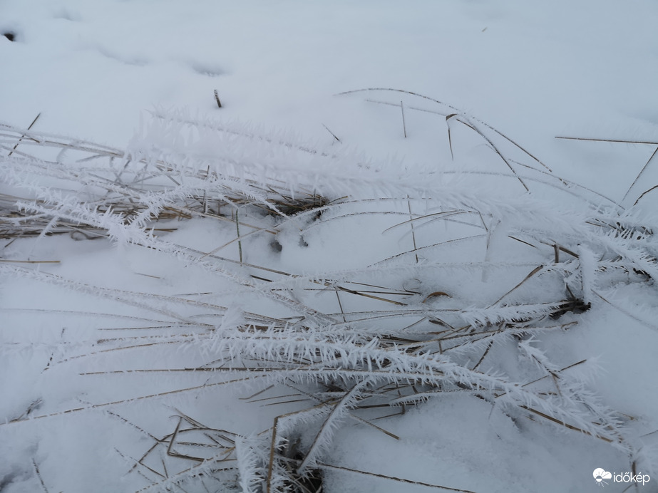 Jégkristályok a hóban