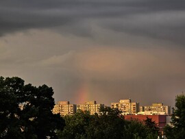 Csoda ,a zivatar előtt Nyíregyházán 