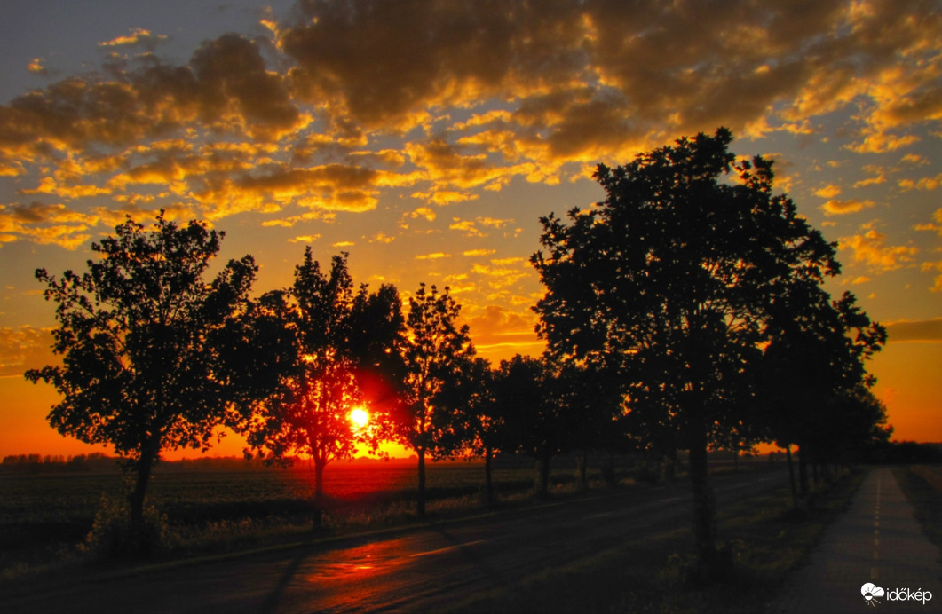 Naplemente a Szigetközben!