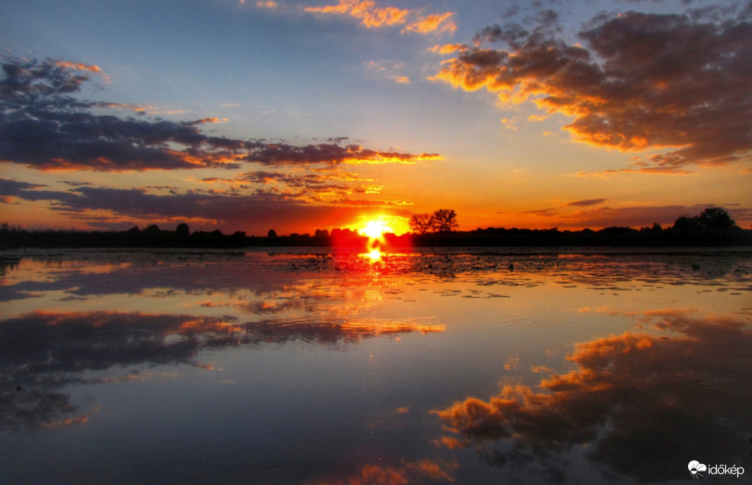 Naplemente a Szigetközben!