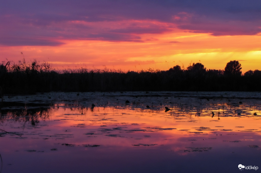 Naplementés tükröződés!