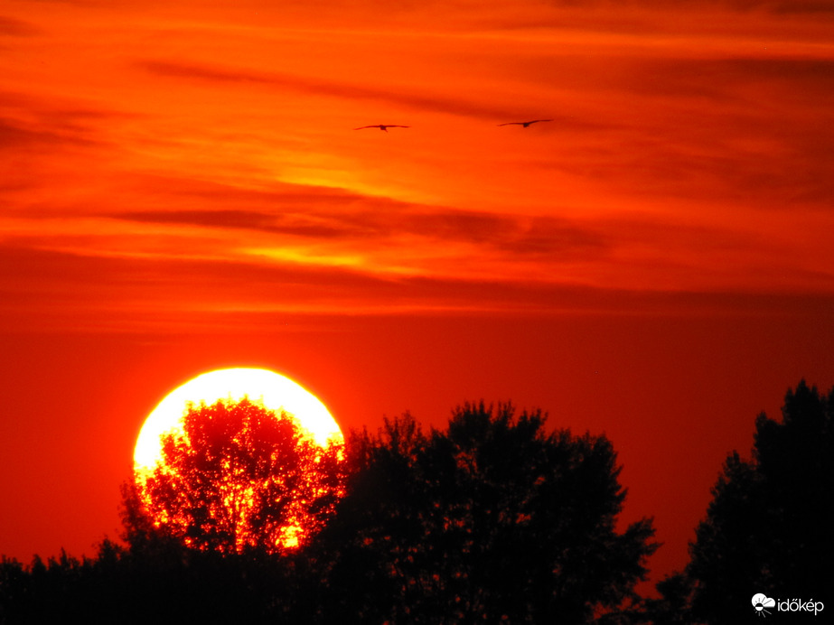 Naplemente a Szigetközben!