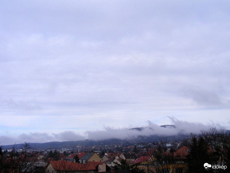 Jakabhegy felhői ma délelőtt 