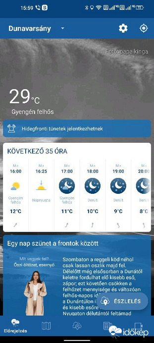 Észlelési fényképek