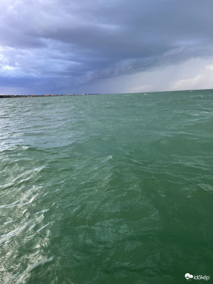 Siófok 2025.11.17 érkező vihar