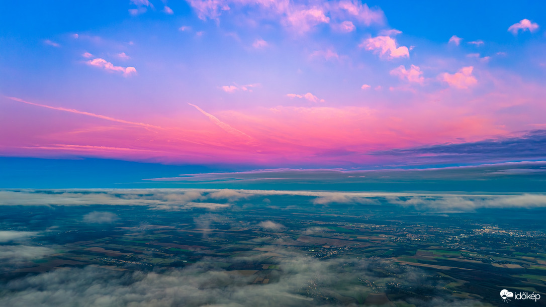 A Vénusz-öve naplementekor