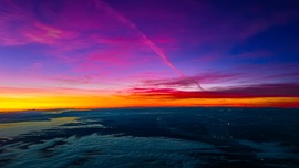 Színes Alkonyi Égbolt