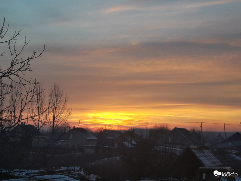 Színes napzárás Január 25. 