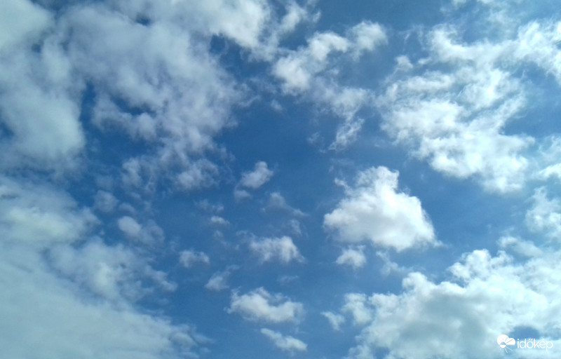 Az egész napos ború után végre kék! :)