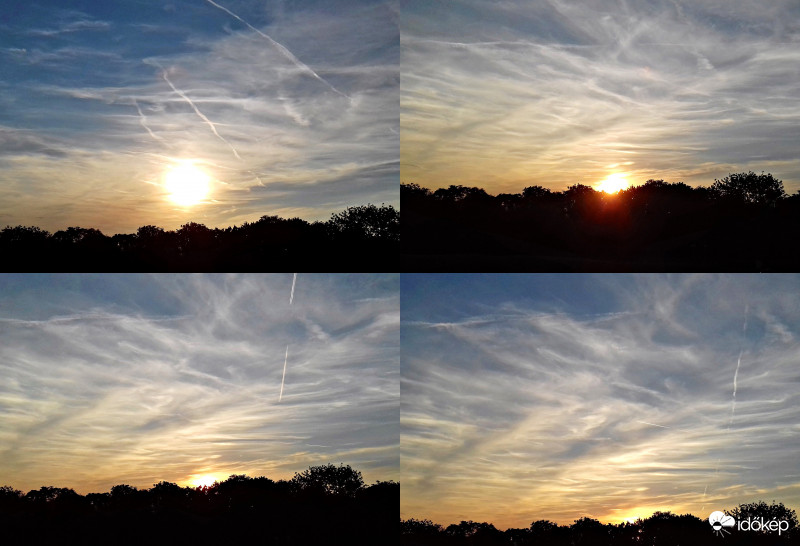 Mai naplemente 4 mozzanatban :)