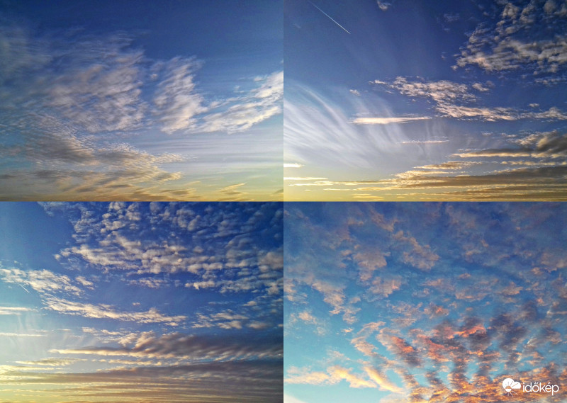Mai alkonyati égképek :)