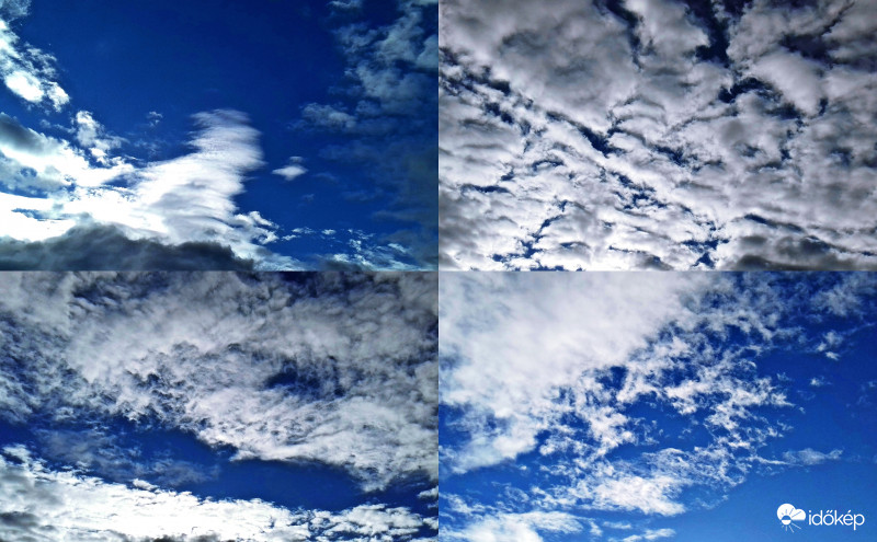 Ma délutáni gyorsan változó felhőzet :)