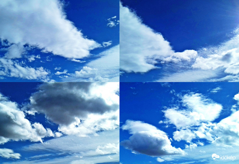 Ma délelőtti gyorsan változó felhőzet 2.
