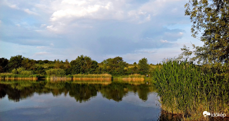 Napnyugta előtt a Gida-pataki tónál 2.