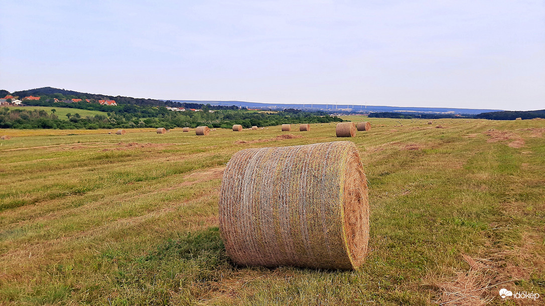 Szalmabálák a Gida-pataki tó feletti réten 2. :)