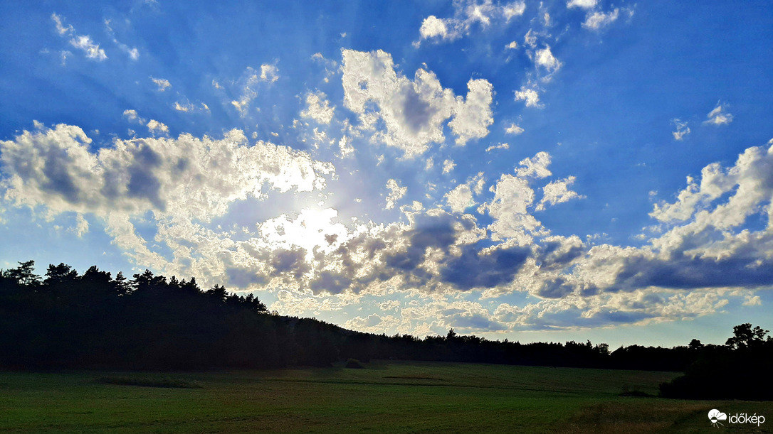 Lenyugvó nap a Fáber-réten :)