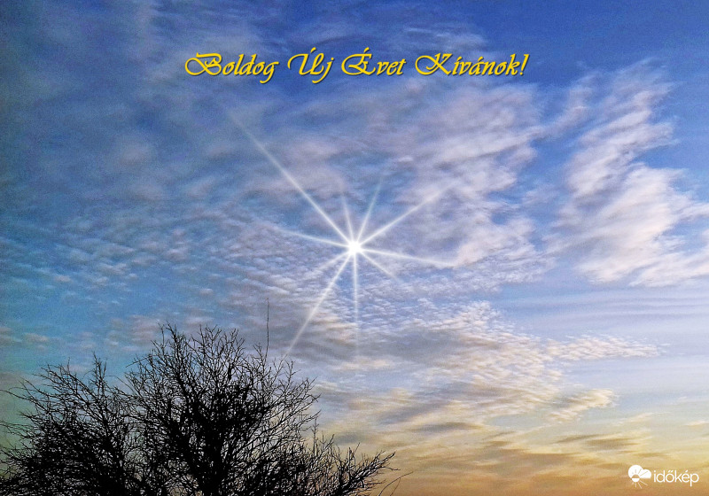 Boldog Új Esztendőt Kívánok az Időkép csapatának és minden kedves észlelő társamnak! :)