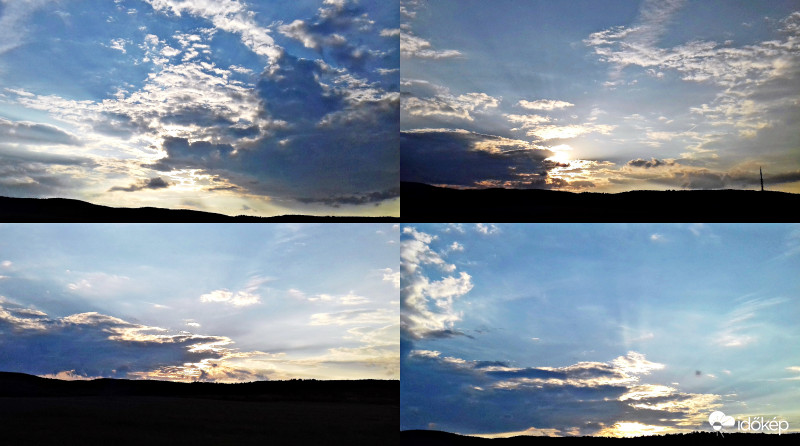 Vasárnapi naplementénk 4 lépésben :)