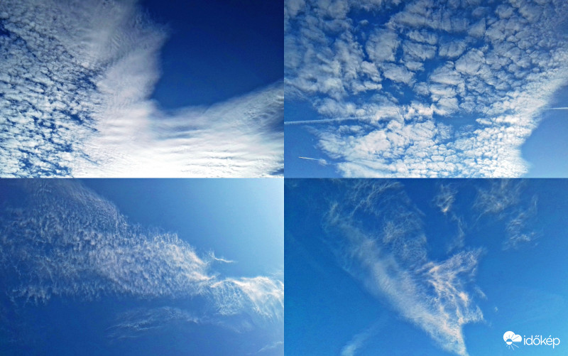 Ma délutáni változatos égképek :)