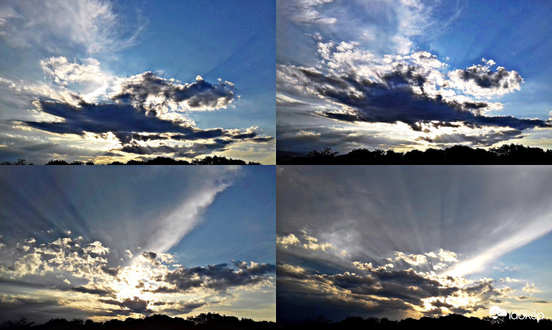 Naplemente 4 lépésben a nyári napforduló napján :)