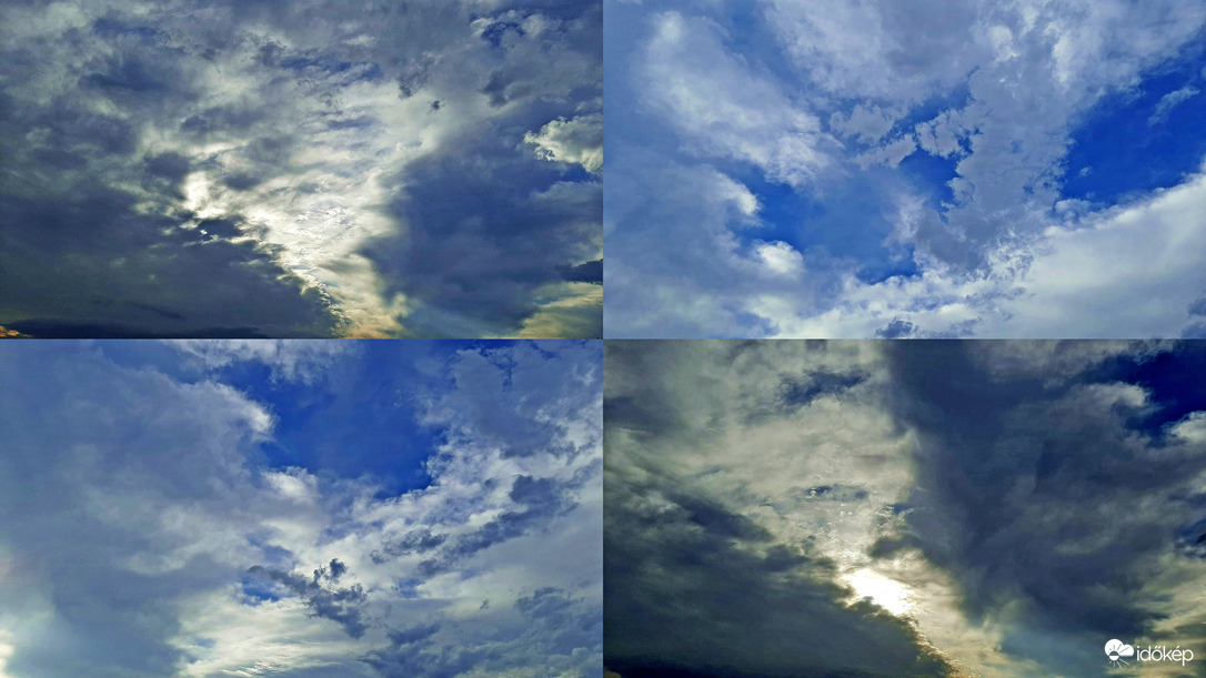 Felhőformációk augusztus közepén :)