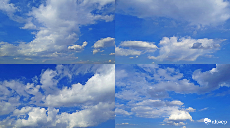 Változatos felhőzet a hét közepén... :)