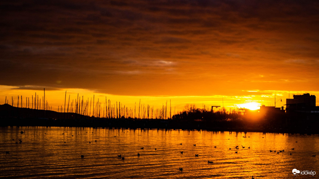 Füredi naplemente az év első napján