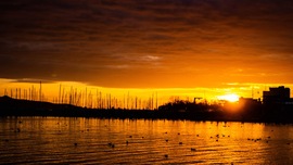 Füredi naplemente az év első napján