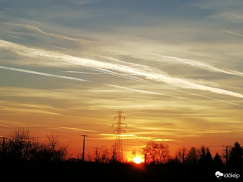 Sajószöged naplemente 2019.03.17