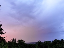 Alkonyi viharlecsengés Kőszegen 