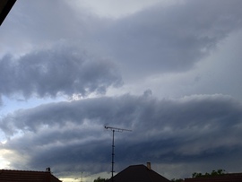 Debrecen - közeledő szupercella