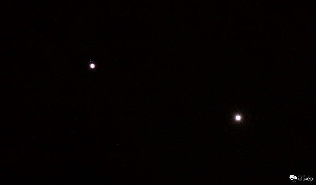 Vénusz és a Jupiter