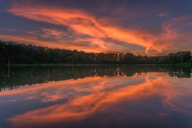 Mai gyönyörű naplemente 