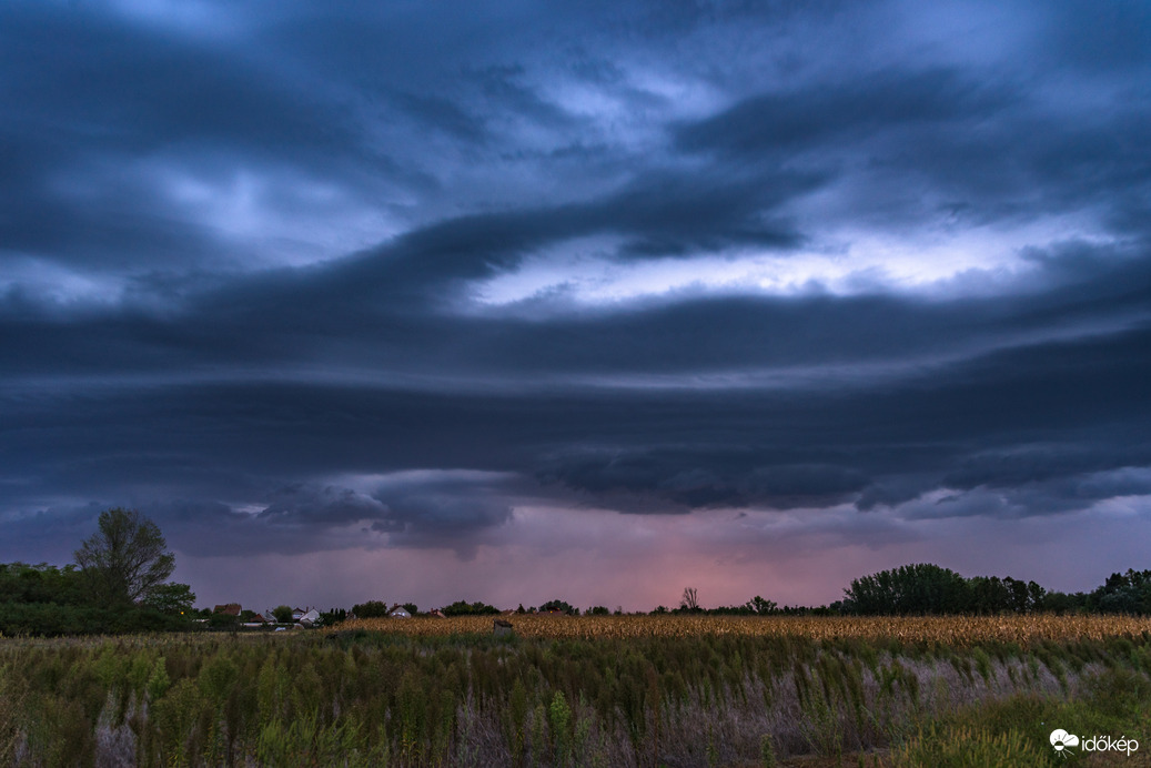 Így érkezett este a hidegfront Ruzsára