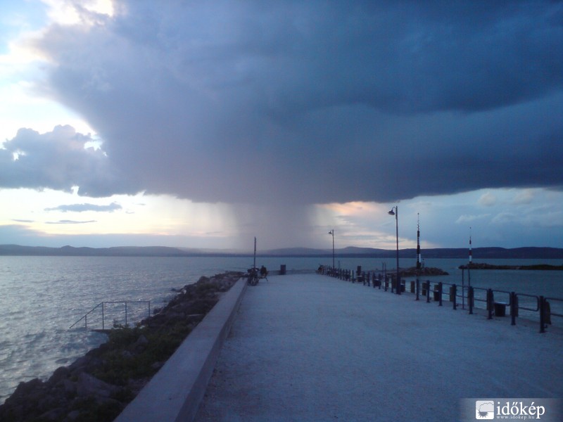 Balaton, Balatonszemes, Zivatar